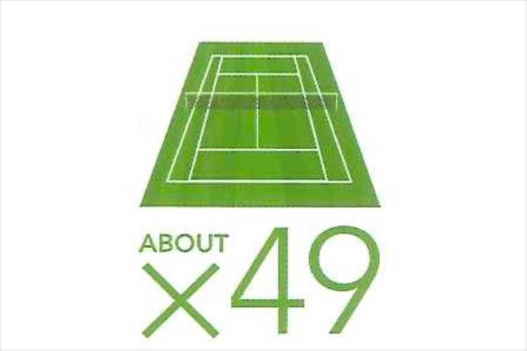 テニスコート約49面分の広さ概念図
